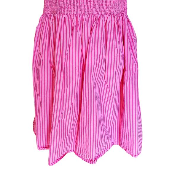 Draper James Pink Stripe Cam Smocked Dress Cotton Women’s Plus Size 1X - Picture 6 of 14
